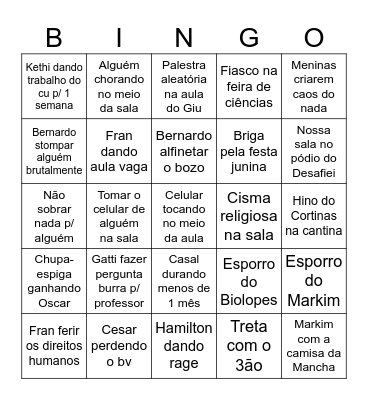 2dão 2026 Bingo Card