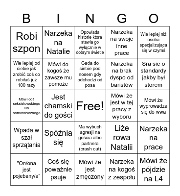 ZMIANA Z MATIM Bingo Card