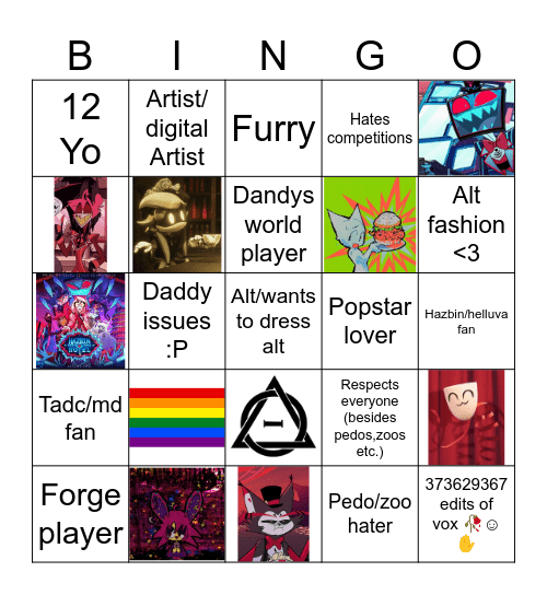 M1šk4’s Bingo Card