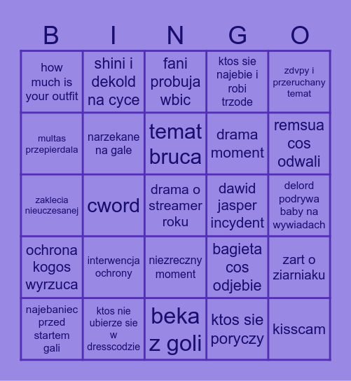 zlote antosoe 2026 Bingo Card