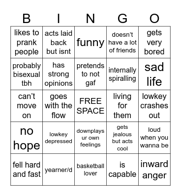 JIM HALPERT BINGO Card