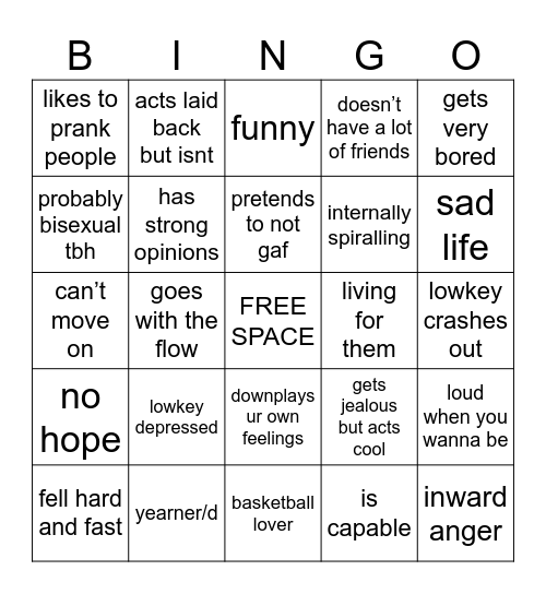 JIM HALPERT BINGO Card