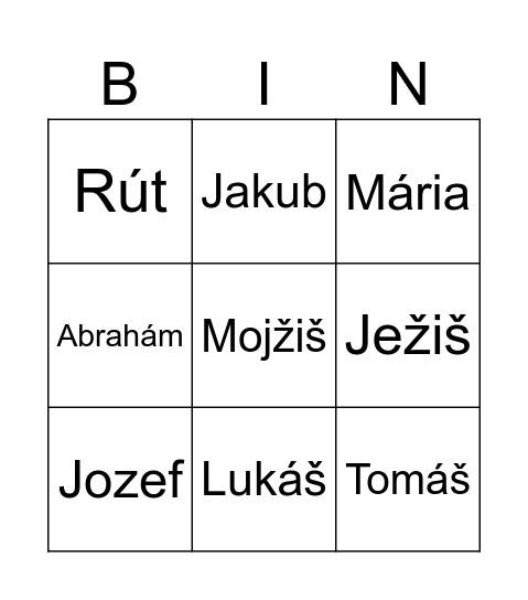 eRko bingo Card