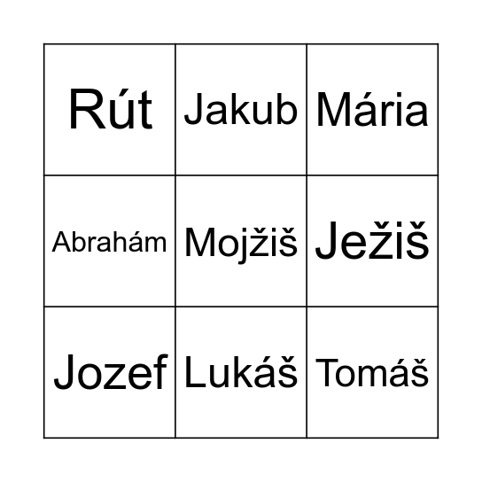 eRko bingo Card