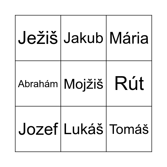 eRko bingo Card