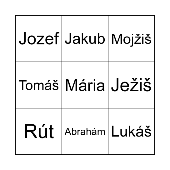 eRko bingo Card