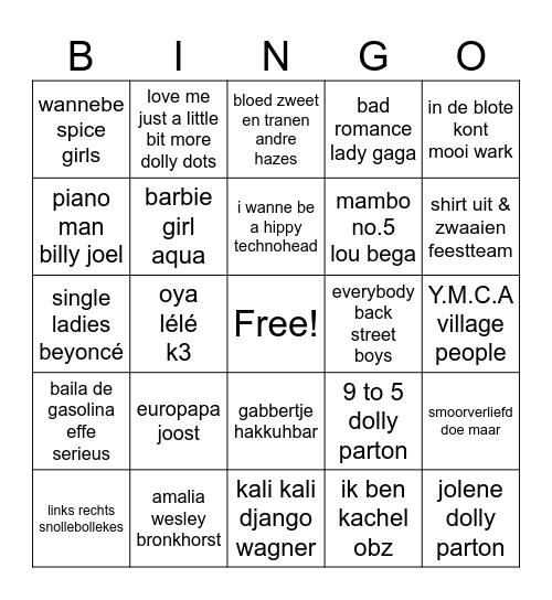 steinerhaus Bingo Card