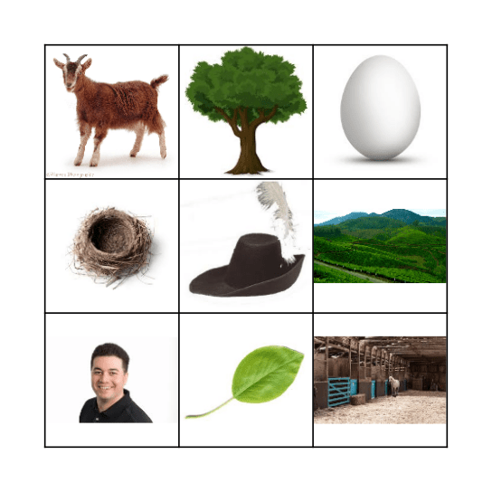 The tree on the hills Bingo Card