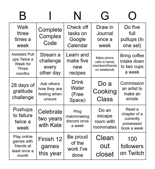 2026 Rebrand Bingo Card