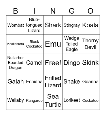 Road Trip!!! Bingo Card