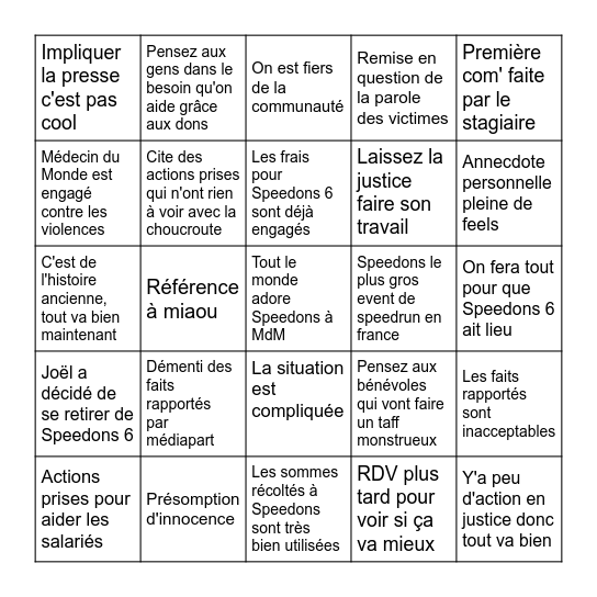 Bingo vidéo MV Bingo Card