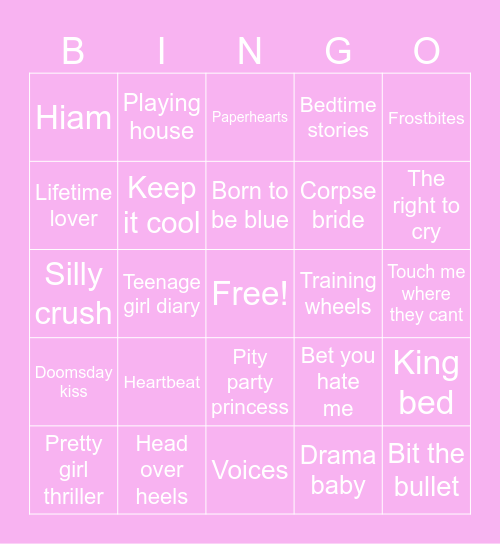 Eileen bingo!! Bingo Card