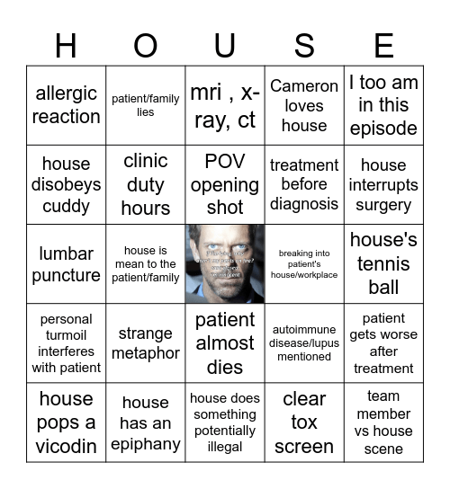 only stupid people try the medicine drug Bingo Card