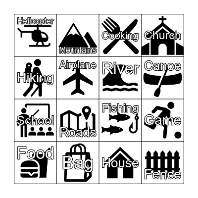 Life in PNG Bingo Card