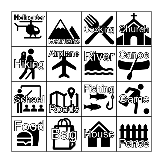 Life in PNG Bingo Card