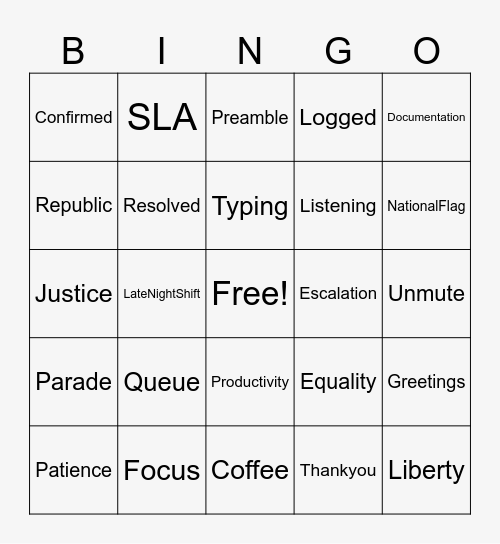 DeshBhakt Bingo Card