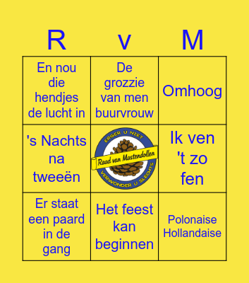 RAAD VAN MASTENDOLLEN BINGO Card