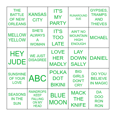 G3JAN26 Bingo Card