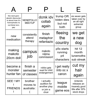 applebingo Card