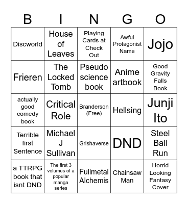 Austin Library bingo card Bingo Card