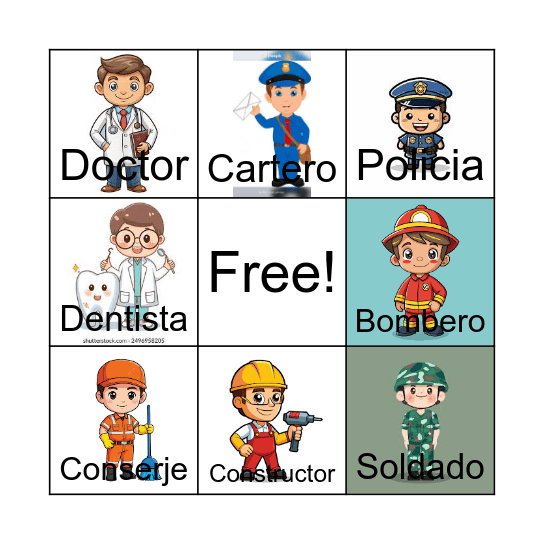 La comunidad Bingo Card