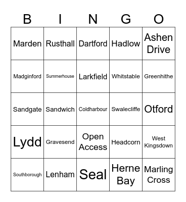 Library Bingo Card