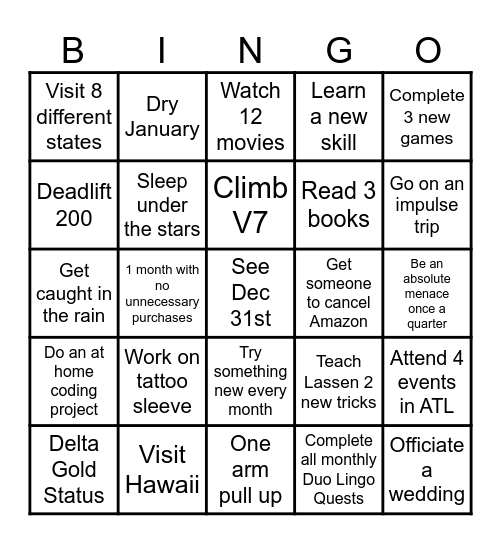 2026 Bingo Brawlers Bingo Card