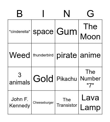 Infinite Craft Bingo Card