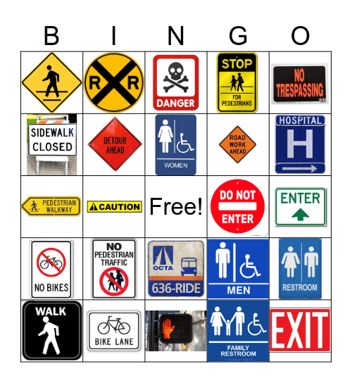 Sings in the Community Bingo Card