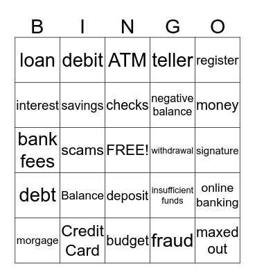 Financial Seminar Bingo Card