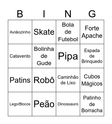 Antônio Bingo Card