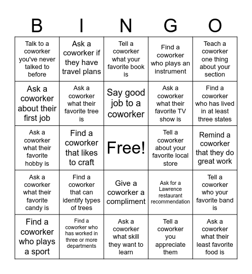 ARD BINGO Card