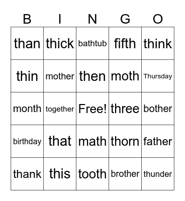 /th/ Bingo Card