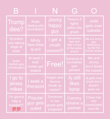 Bingo 2026! Bingo Card