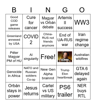 Fortune cookies 2026 Bingo Card