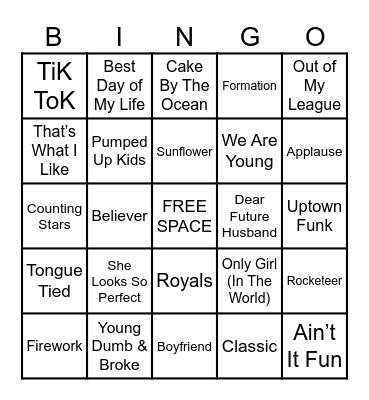 2010’s Bingo Card