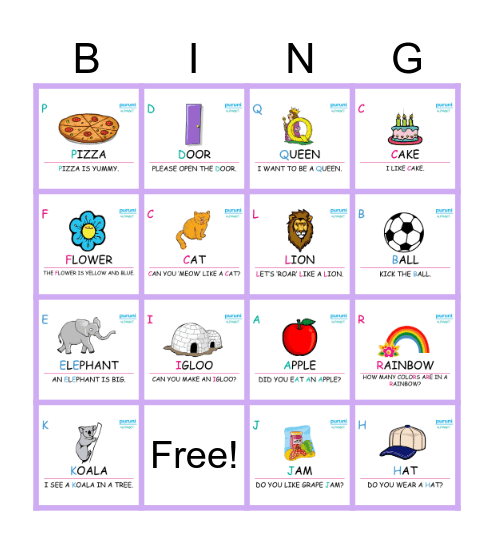 Seed Bingo Card