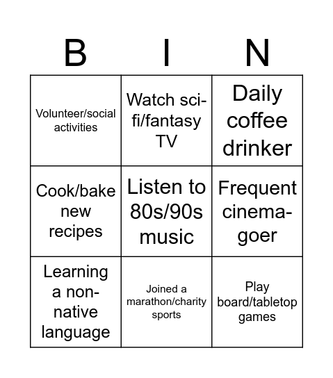 TOWNHALL 2026 Bingo Card