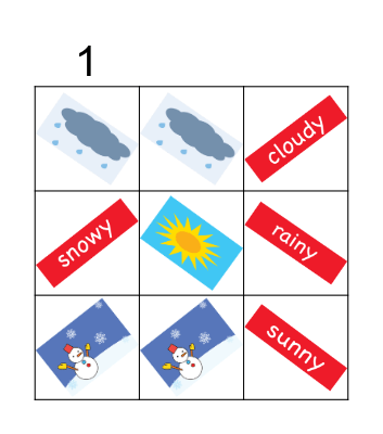 HOW'S THE WEATHER Bingo Card