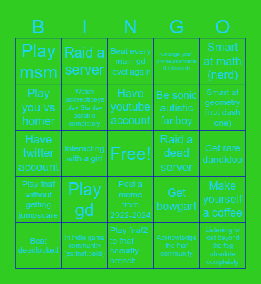 Qkhaiahah Bingo Card