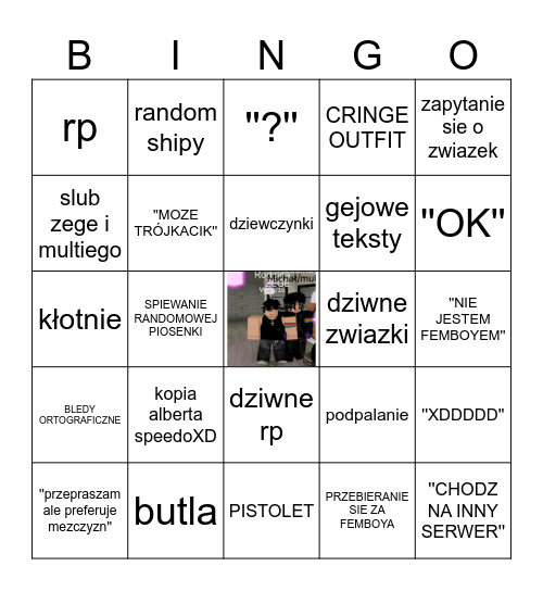 brookhaven Bingo Card