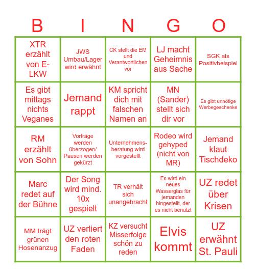 Alte Herren Bingo Card