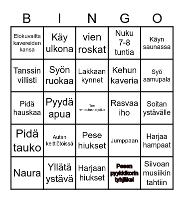 Tapiontuvan Arkibingo Card