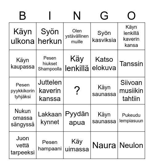 Tapiontuvan Arkibingo Card