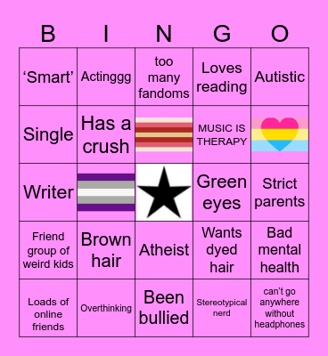 Jess Bingo!! Bingo Card