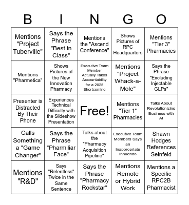 RPC2-BINGO Card