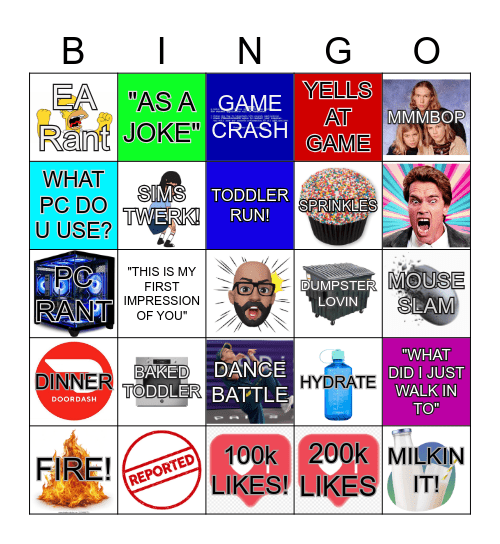 HeeeyDevon Gaming Bingo Card