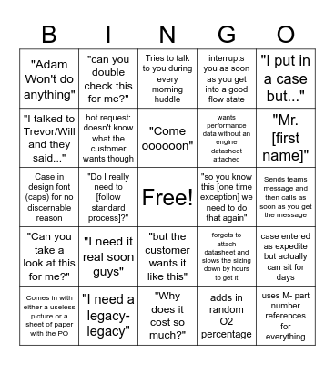 Jim Bingo (Jimgbo) Bingo Card