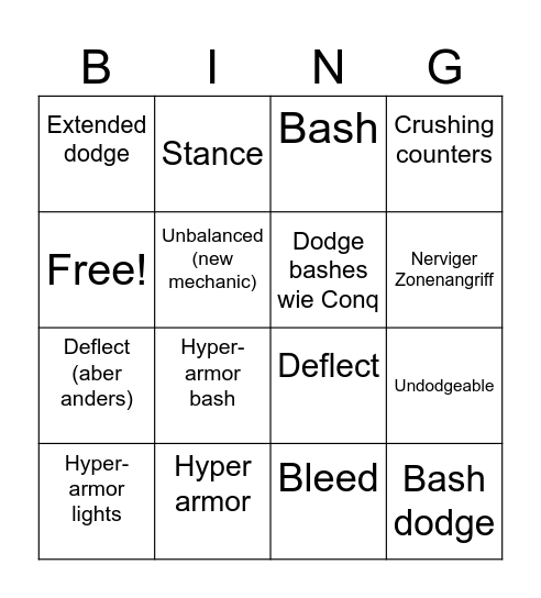 Bullshit for honor bingo Card