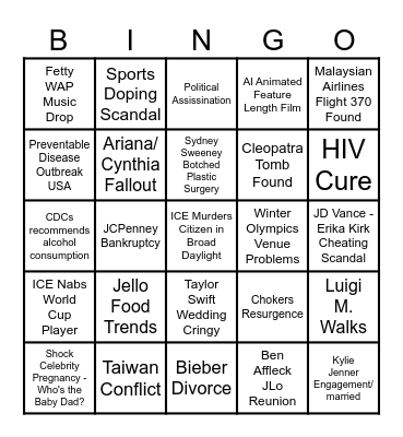 2026 Brunch Babes Bingo Card